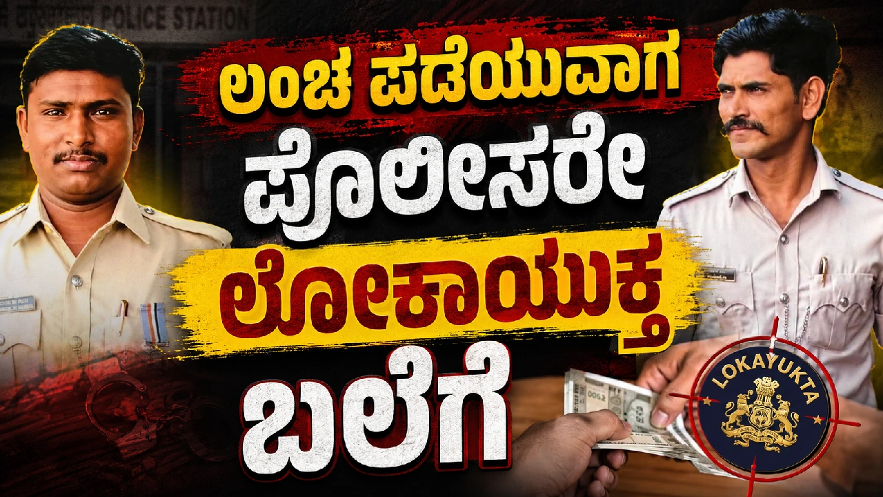 Lokayukta trap | ಪೋಲಿಸರೇ ಅರೆಸ್ಟ್ !